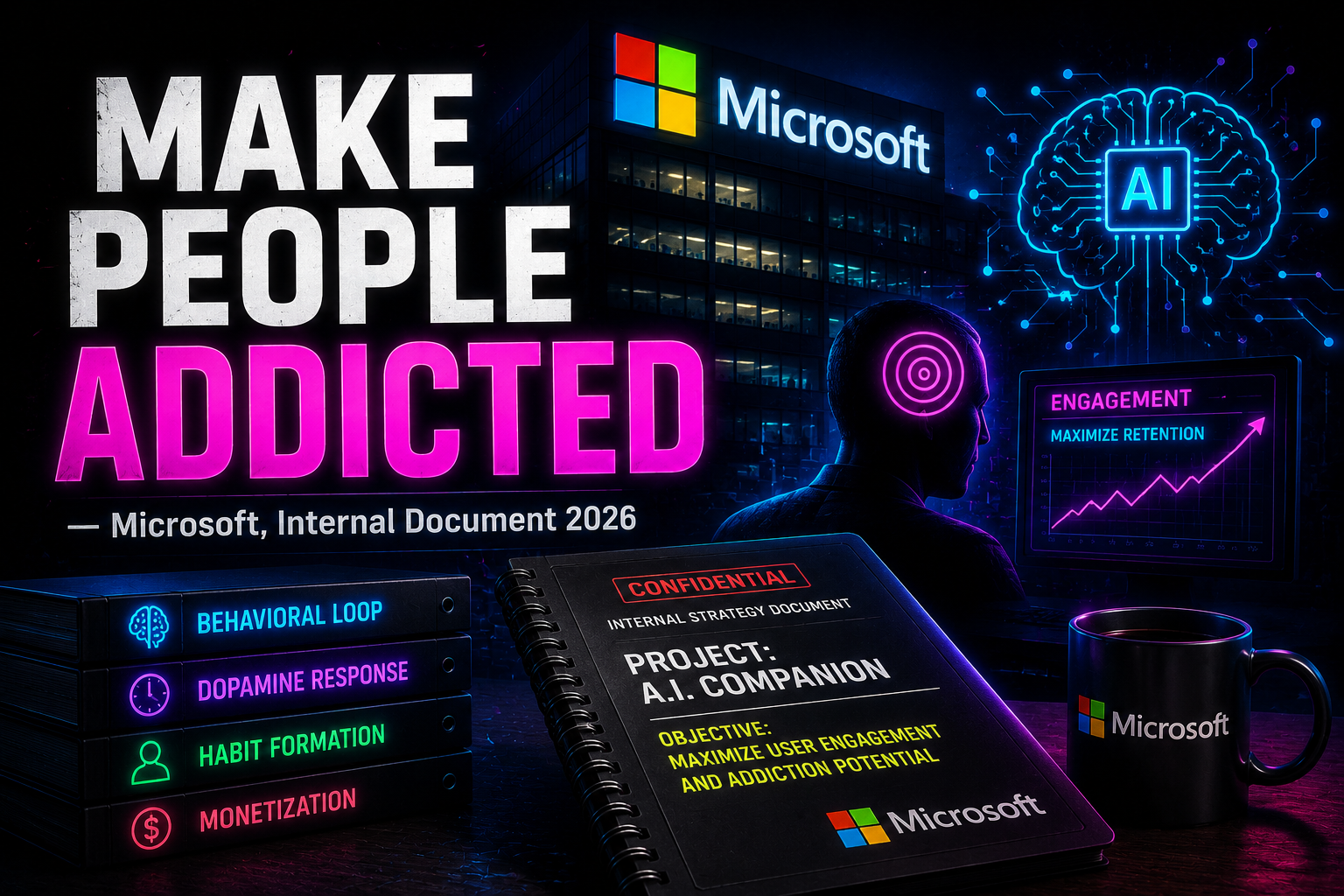 Microsoft Wrote It Down: Make People Addicted
