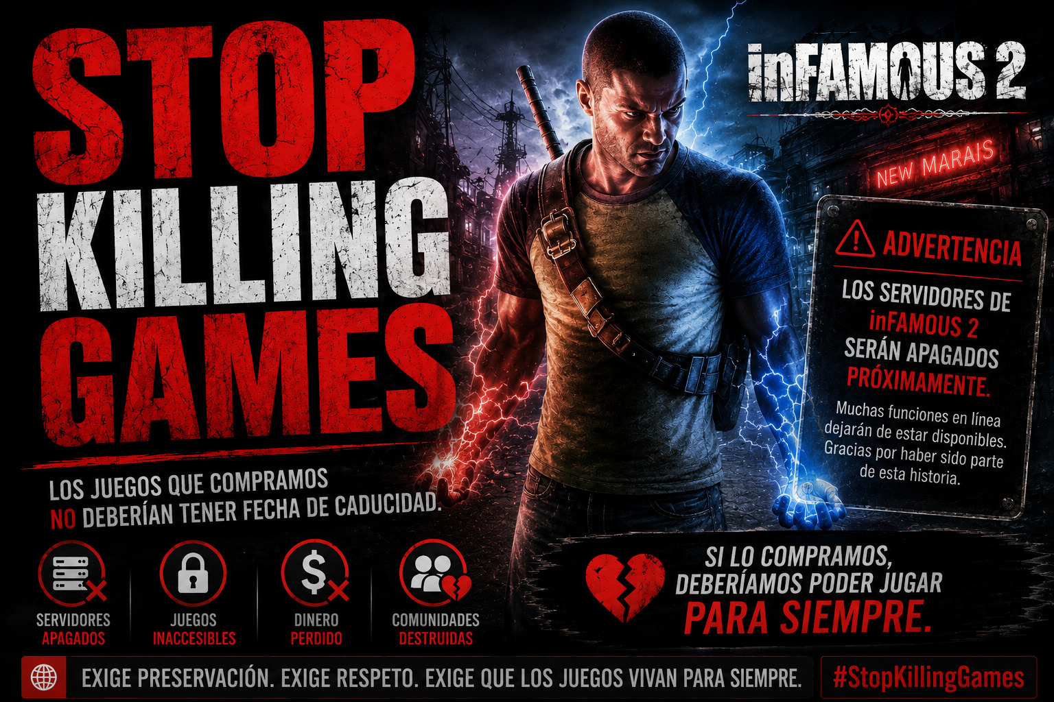 inFAMOUS 2 UGC Shutdown: What Players Lose