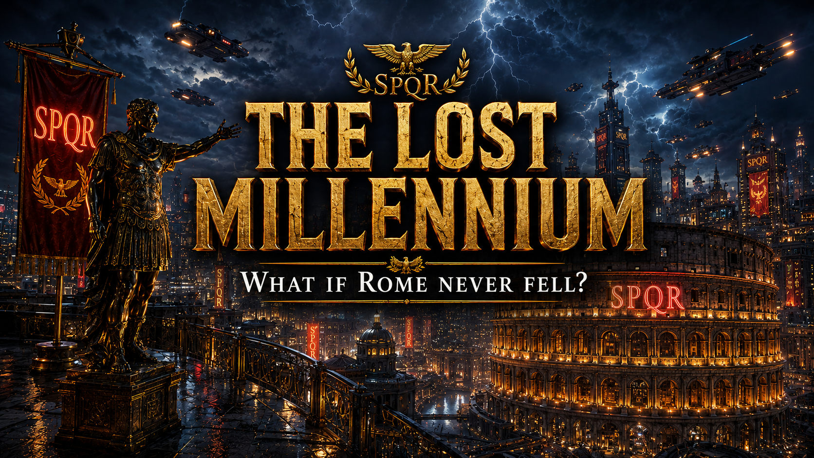What If Rome Never Fell alternate history technology artwork