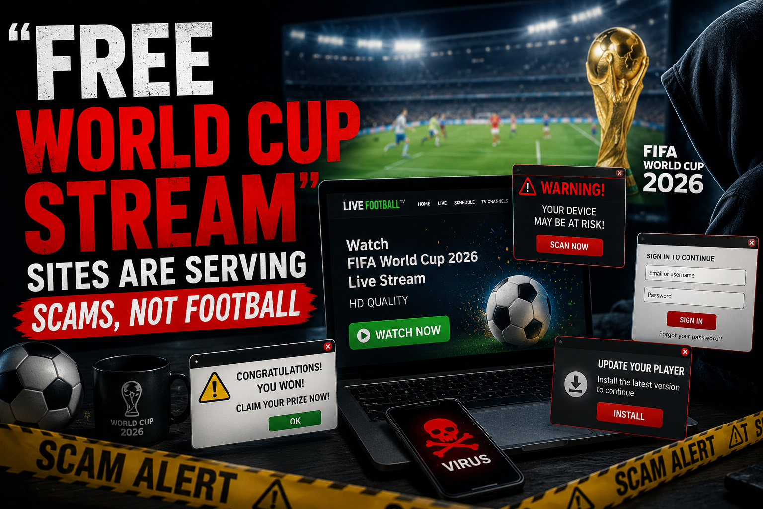 World Cup Scam Watch: Fake Streams, Bad Tickets and Risky Links